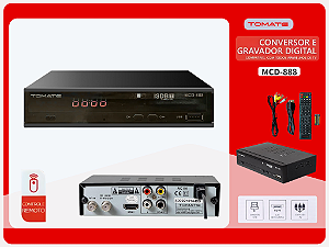 Conversor e gravador digital 1080p MCD-888