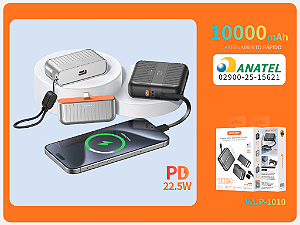 Power Bank Compartilhado 2 em 1 10000mAh WUP-1010