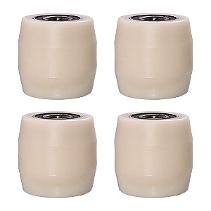 KIT RODA CARGA DUPLA NYLON 80X70 - PALETEIRA MENEGOTTI 3T C/ ROLAMENTO