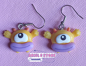 Brinco Alien Amarelo