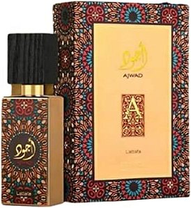 Lattafa Ajwad Eau De Parfum Spray Unissex, 60 ml