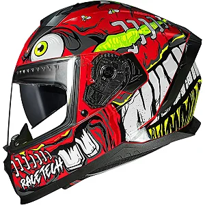 Capacete Race Tech Volt Croc - Vermelho/Amarelo Tam: 58