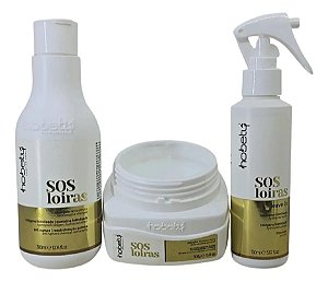 Tratamento Sos Loiras Sh 300ml Mas 300g Leav In 150ml Hobety Hobety Home Care Banho De Creme Reconstrução (inclui: É Kit
