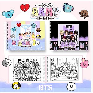 FOR ARMY - LIVRO DE COLORIR A5 (COLORING BOOK)