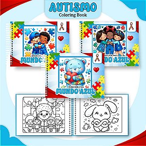 LIVRO DE COLORIR AUTISMO (COLORING BOOK)