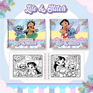 LILO E STITCH - LIVRO DE COLORIR (COLORING BOOK)
