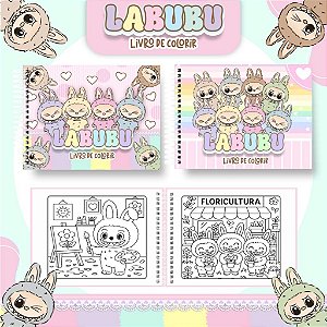 LABUBU LIVRO DE COLORIR A5 (COLORING BOOK)