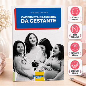 MIOLO CADERNETA BRASILEIRA GESTANTE 2026 ATUALIZADA