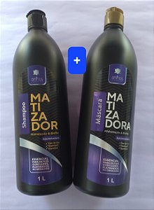 Kit MATIZADOR shampoo+mascara Litro