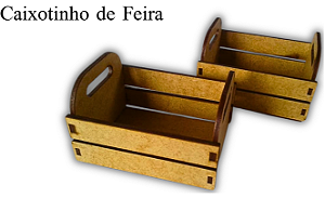 Caixote de Feira em MDF