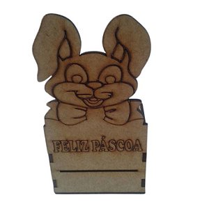 Mini Caixote Coelho Páscoa 5 Cm.