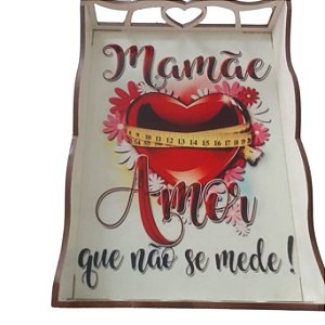 Bandeja Dia das Mães em mdf Sublimado + Brinde Especial