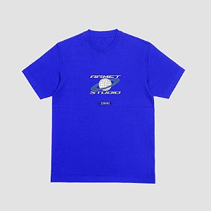 Camiseta ARMET STUDIO "globo" azul