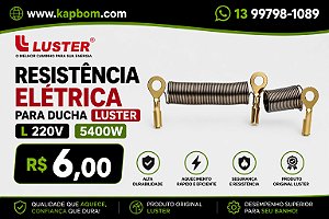 RESISTÊNCIA ELÉTRICA PARA DUCHA LUSTER L 220V 5400