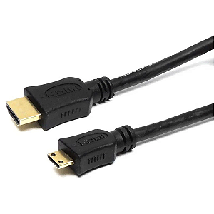 Cabo Hdmi x Mini 2.0 4k com 1,5 metros - Conexão Partner
