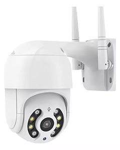 Wifi Smart Camera Speed Home Abq-a8 Câmera Externa Branca a prova d´agua app: icsee