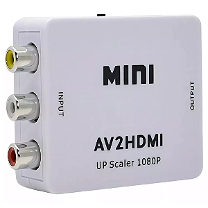 Mini Conversor Av Para Hdmi 1080p Av 2hdmi