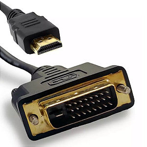 Cabo HDMI para DVI 24+1 - 10 Metros de Alta Qualidade