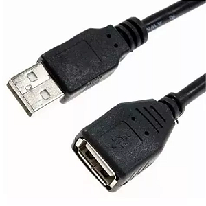 Cabo Extensor USB 2.0 5 Metros Sem Filtro - Expanda Suas Conexões com Praticidade