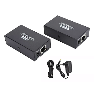 Extensor Usb 2.0 E Rub Usb 4 Portas 200 Mts Via Rj45 Ativo