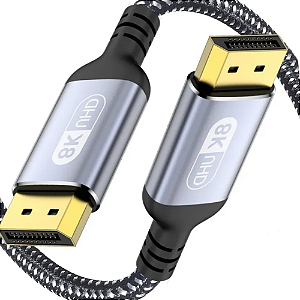 Cabo DISPLAYPORT 8K - 3 Metros