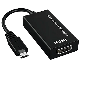 Cabo Adaptador MHL V8 (MICRO USB) Para HDMI