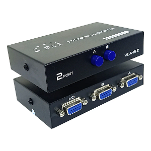 Switch Kvm Usb 2 Portas Vga