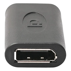 Emenda Adaptador Para Cabo Displayport F X Displayport Fêmea
