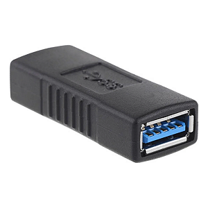 Adaptador Emenda Usb 3.0 Fêmea X Fêmea 5 Gbps Juntar