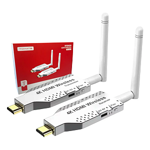 Extensor Transmissor Receptor Hdmi Wireless Tomate 4k