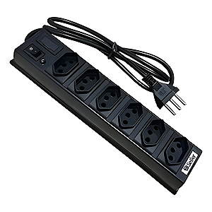 Régua De Tomadas 5 Tomadas Seller Preto