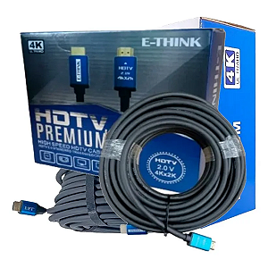 Cabo Hdmi 2.0 4k Ultra Hd Blindad 19 Pinos E-tink 1,5 Metros