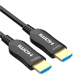 Cabo Hdmi 2.0 Fibra Optica Ultra Hd 4k 10 Metros Blindado