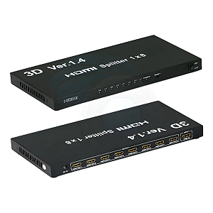 Divisor Splitter Hdmi 1x8 Saidas - 1080p 1.4 3d