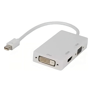 Mini Displayport Hdmi, Vga E Dvi 3 Em 1