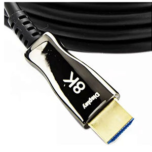 Cabo Hdmi 2.1 8k Fibra Óptica Blindado Com 40 Metros