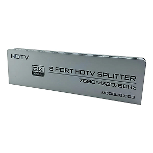 Splitter Hdmi 8k 1x8 Ultra Hd 60hz Ps5 Tv 8k 4k 120hz Hd