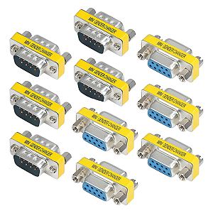 Abcgoodefg 9 Pinos Rs-232 Db9 Macho Para Macho Fêmea Para Fê