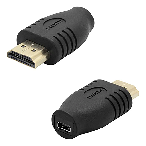 Adaptador Hdmi Macho Para Micro Hdmi Fêmea