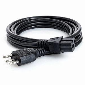 Cabo Força NBR 3 Pinos p/ IEC C15 5mts 20A 3x2,50mm Inmetro IBERICA