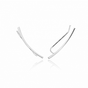 Ear Cuff Liso em Prata 925