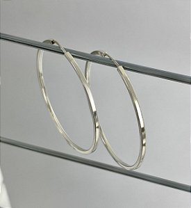 Argola Lisa em Prata 925 (3,5cm)