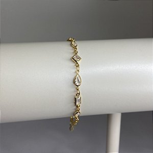 PULSEIRA COM ZIRCÔNIAS TRABALHADA