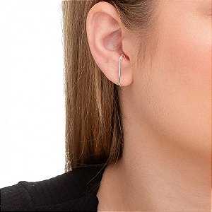 BRINCO EAR HOOK LISO MEIA CANA