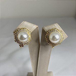 BRINCO DE PRESSÃO COM PÉROLAS E ZIRCÔNIAS