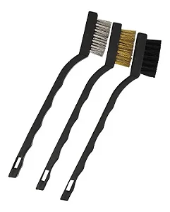 Kit Escovas Multiuso 3 Peças Para Limpeza