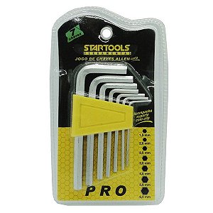 Jogo de Chaves Allen Curta 7 Peças Pro