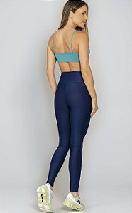 Legging Com bolso Run More Azul - GG