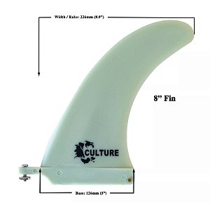 Quilha Culture Fins 8"
