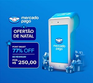 Maquininha de passar Cartão Débito e Crédito Point Smart -Chip - Wifi